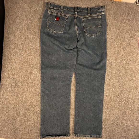 Wrangler Riggs Workwear Jeans Mens Size 40x32 Blue Straight Leg Pants‎ - Picture 3 of 7